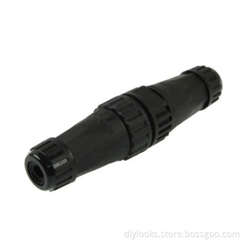 IP68 Shielded 3-pin M22 Waterproof Connector, 6.5-8.5mm Cable Diameter, Sized 105 x 27mm